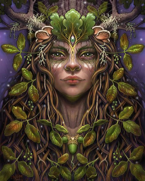 Entwined Dryad Painting By Cristina Mcallister Fine Art America