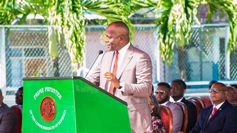 Pm Roosevelt Skerrit Addresses Press Conference Outlines Aspects Of 2023 24 National Budget