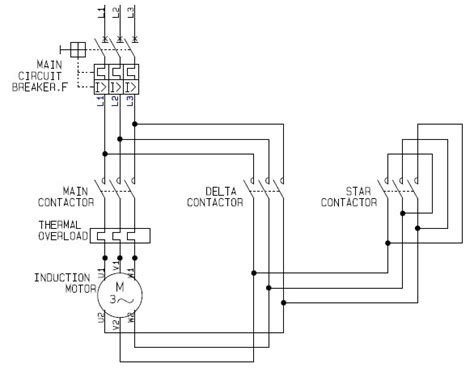 Power Circuit Of A Star Delta Or Wye Delta Electric Motor Controller A Basic How To Guide