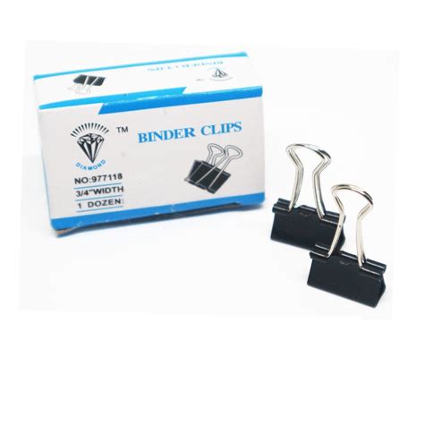 Binder Clip 12 Pcsbox