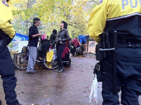 Occupy Portland Protesters Remain After Night Split By Tension Celebrating