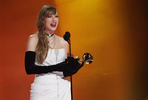 Grammys 2024 Winners Taylor Swift Mandy Myriam