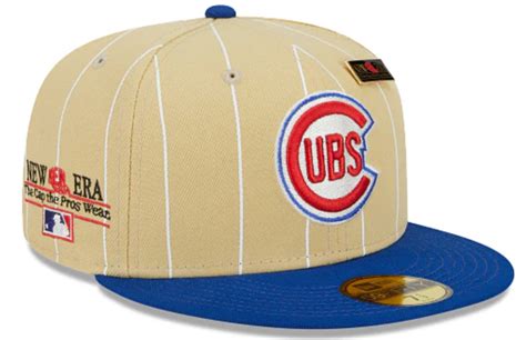 Chicago Cubs Pinstripe Fitted Sneaker Bar