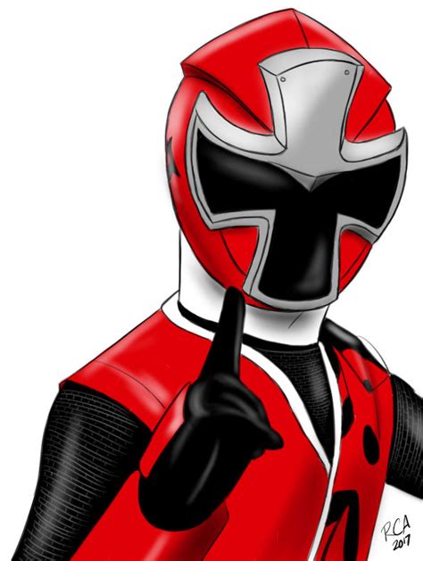 Ninja Steel Red Ranger By Robertamaya On Deviantart