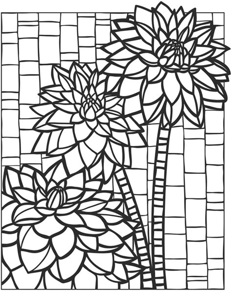 There is room for imagination and color. Mosaic Animal Coloring Pages Coloring Pages