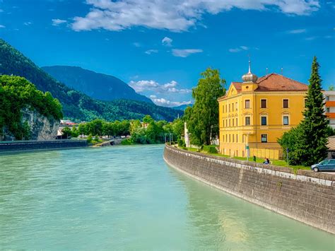 River Inn Passing Through Kufstein In Tyrol Austria A Photo On