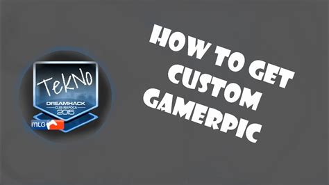 How To Change Your Gamer Pic To A Custom Pic On Xbox Youtube