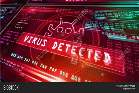 Virus Detected Alert Image And Photo Free Trial Bigstock