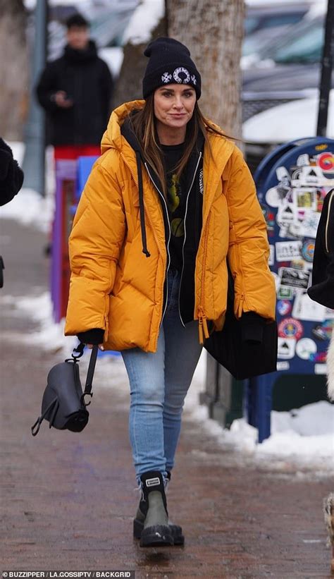 Kyle Richards Bundles Up For Winter Wonderland While Out And About With