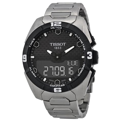 Tissot T Touch Expert Solar Black Dial Mens Watch T0914204405100 T091