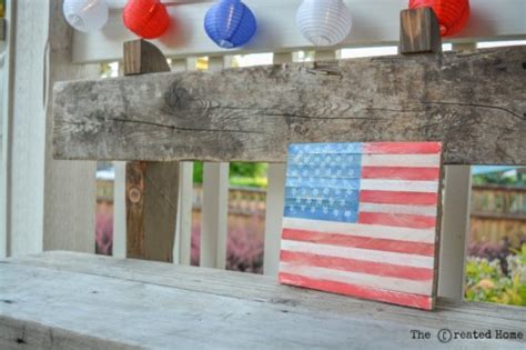 Diy Miniature American Flag The Created Home