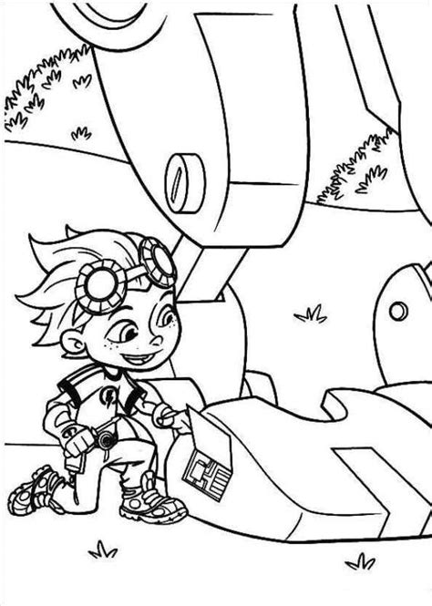 Kids-n-fun.com | Coloring page Rusty Rivets Rusty Rivets