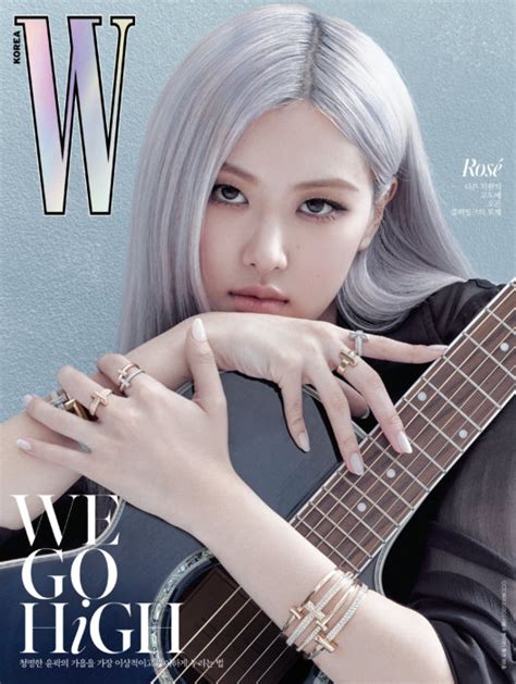 Blackpinks Rose Featured On The Cover Of W Magazines October Edition