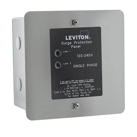 Leviton 120240 Volt Surge Protection Panel 51120 1 The Home Depot