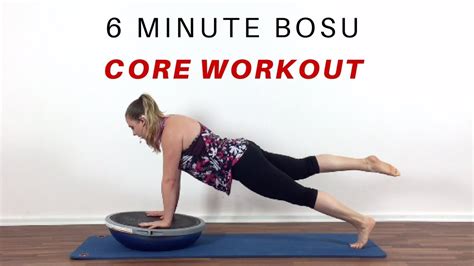 Bosu Ab Exercises For Core Strength Youtube