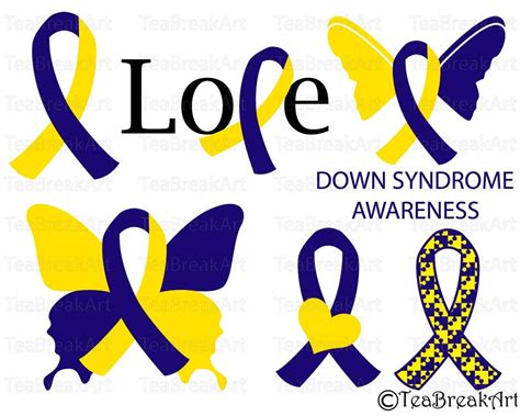 Down Syndrome Awareness Ribbon Svg Free