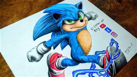 Cómo Dibujar A Sonic La Película Youtube