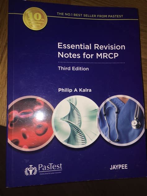 Essential Revision Notes for MRCP by Pastest (Paperback, 2009) | Revision notes, Notes, Revision