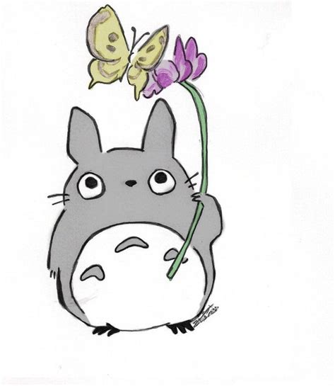 Totoro On Deviantart Dibujos Bonitos