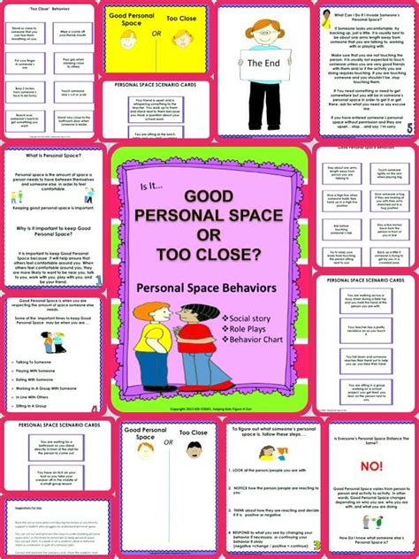 Personal Space Behaviors Differentiated Activities And Stories For K 5th Social Skills For