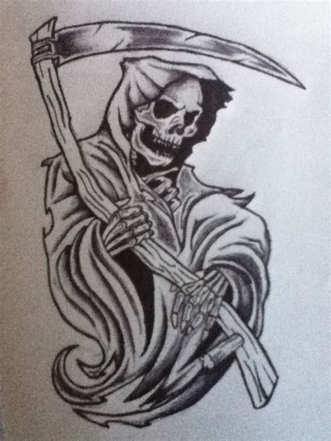 Grim Reaper Sketch By Nitroinjected On Deviantart