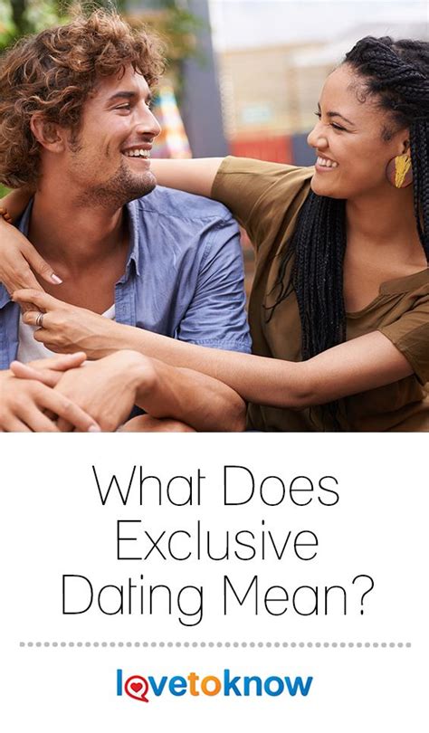 Being boyfriend and girlfriend means you call each other boyfriend and girlfriend, and doing that publicly means you call each other that where others can hear you. What Does Exclusive Dating Mean? | LoveToKnow | Dating ...