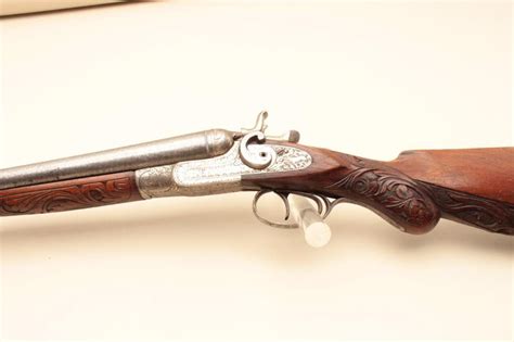 Fancy Sxs Exposed Hammer Shotgun In 12ga Marked Metropolitan Arms