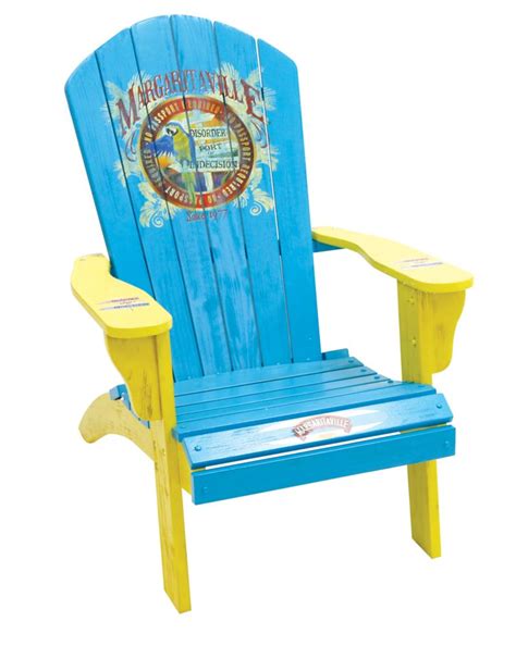 Margaritaville Painted Wood No Passport Needed Adirondack Chair