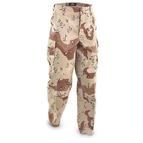 Hq Issue Military Style Desert Cotton Polyester Bdu Pants 6 Color