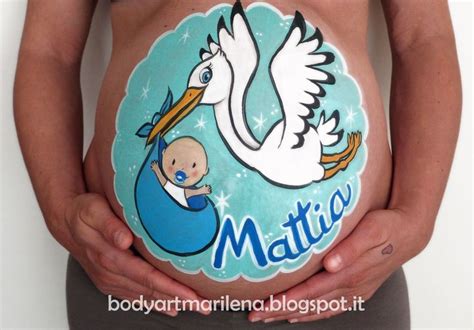 Dibujos Para Pintar Barriga Embarazada Niña