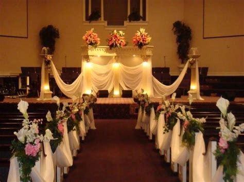 Pink And Black Table Centerpieces Small Church Wedding
