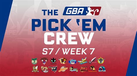 Gba Season 7 Week 7 Pick Em Crew Youtube
