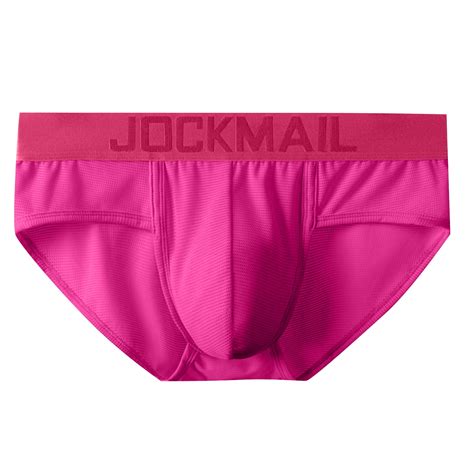 Ydkzymd Briefs For Men Pack 1 Jock Strap Stretchy Sexy Pouch Underwear Briefs For Men Hot Pink L