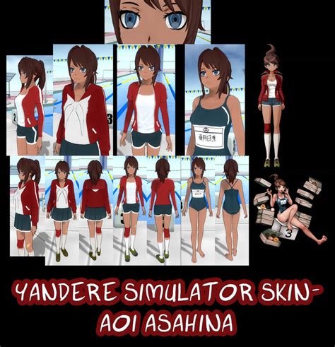 Yandere Simulator Aoi Asahina Skin By Imaginaryalchemist On Deviantart