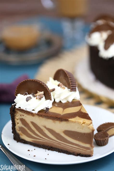Chocolate Peanut Butter Cheesecake Sugarhero