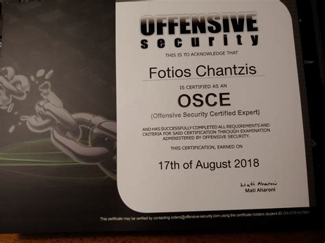Offensive Security Ctp Course And Osce Exam Review Sockraw