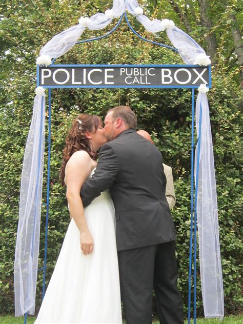 Doctor Who Wedding Arch This Is The Arch We Used In Our