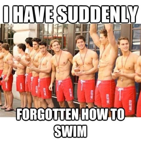 hollister male models i have suddenly forgotten how to swim i can t swim anyways so i have