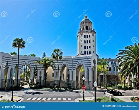 Beverly Hills City Hall Editorial Stock Image Image Of Buildings