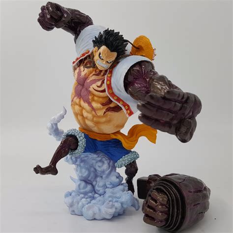 One Piece Action Figure Monkey D Luffy Gear 4 Pvc 200mm Anime One Piece