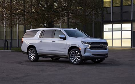 Download Wallpapers Chevrolet Suburban 2020 Exterior White Luxury