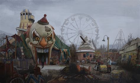 Artstation Abandoned Amusement Park