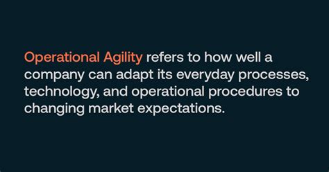 What Is Operational Agility And Why Is It Important Augmentir