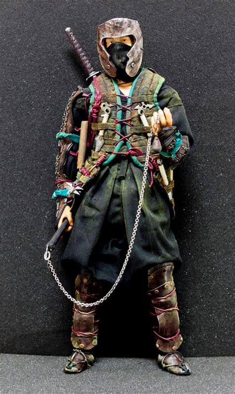 Ninjas were a lower class of warriors in feudal japan whose covert techniques led samurai and governments to hire them as spies. 1/6 Custom Japan Ancient Ninja Warrior HISASHI OOAK ...
