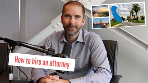 How To Hire An Attorney Youtube