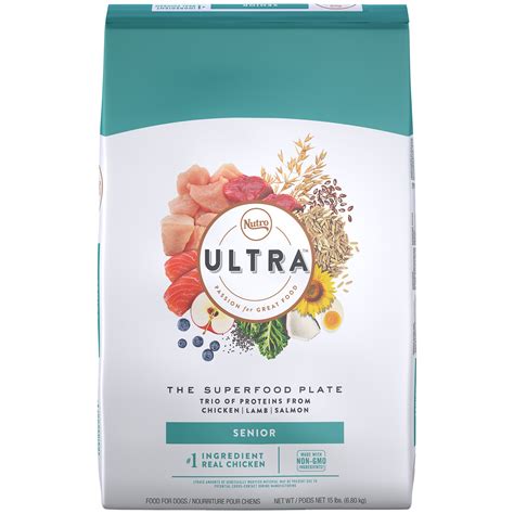 The first five ingredients of nutro ultra senior dry dog food are chicken, chicken meal (source of glucosamine and chondroitin sulfate), whole brown. Nutro Ultra Senior Dry Dog Food, 30 lbs. | Petco Store