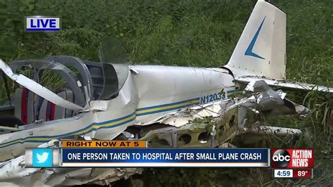 Small Plane Crashes In Polk County 1 Person Transported As Trauma