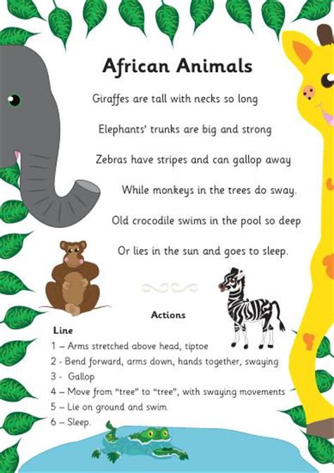 Childrens Poems About Endangered Animals