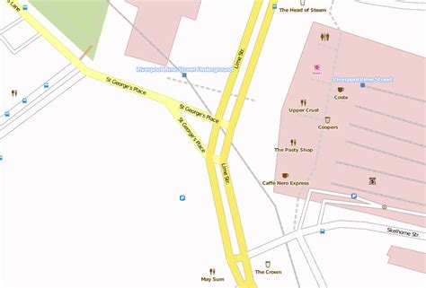 Tripadvisors liverpool karte mit hotels, pensionen und hostels: Lime Street, Liverpool Stadtplan mit Luftaufnahme und ...