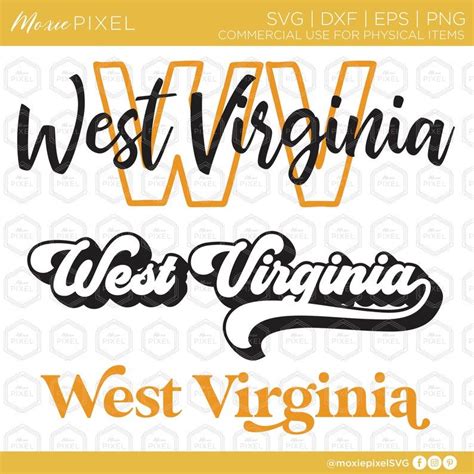 West Virginia Svg Files West Virginia Word Art States Svg Etsy West